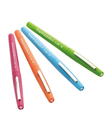 Astuccio 4 colori Fun pennarello Flair Nylon Papermate 2028646 PAPERMATE PUNTA FELTRO