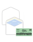 500 buste Silver gommata bianca s/finestra 114x162mm 80gr Pigna Envelopes 0388665C6