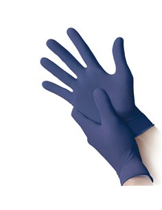 Conf 100 guanti nitrile ipoallergenici N350 s/acceleranti taglia XL blu Reflexx N350/XL Reflexx GUANTI DI PROTEZIONE 2