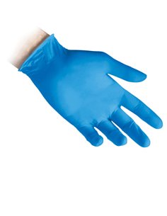 Conf 100 Guanti in nitrile ultrasottili N80B taglia M azzurro Reflexx N80B/M Reflexx GUANTI DI PROTEZIONE 2