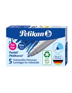 Scatola 5 cartucce sferografica KM5 ECO blue royal Pelikan 300010004 PELIKAN INCHIOSTRO-CARTUCCE-CANCELLATORI