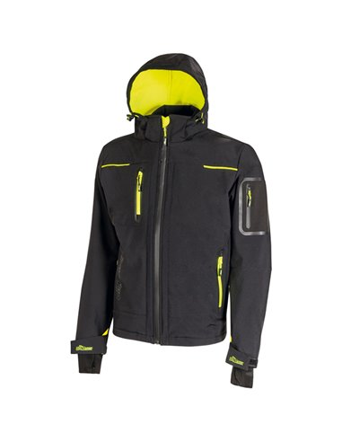 Giacca da lavoro Space taglia L nero/giallo U-Power FU187BC-L U-Power GIACCHE-GILET-GIUBBINI