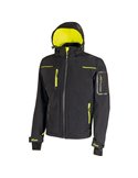 Giacca da lavoro Space taglia XL nero/giallo U-Power FU187BC-XL