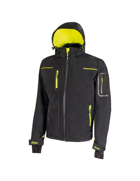 Giacca da lavoro Space taglia XL nero/giallo U-Power FU187BC-XL