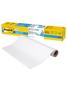Lavagna Cancellabile in rotolo Post-It® Easy Erase 121,9x182,9cm Post-it® 7100299520 POST-IT PANNELLI ADESIVI-STICKERS MURALI