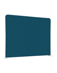 Divisorio in tessuto Wall Decor Blu/rombi azzurri 200xH150cm 1110132 STUDIO T CORNICI AUTOPORTANTI