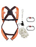 Kit anticaduta ELARA 170 per lavori in copertura S/M/L Deltaplus ELARA170GT