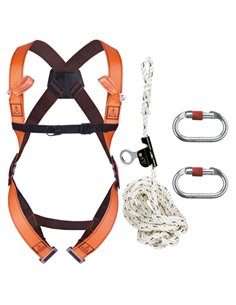 Kit anticaduta ELARA 170 per lavori in copertura S/M/L Deltaplus ELARA170GT