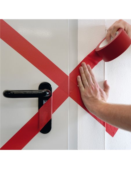 Nastro adesivo per marcatura 50mmx33m rosso DURALINE BASIC 50/016 1044-03 DURABLE SEGNALETICA