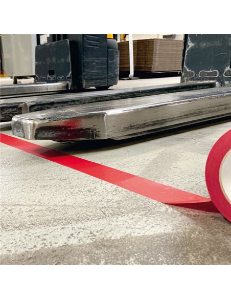 Nastro adesivo per marcatura 50mmx33m rosso DURALINE BASIC 50/016 1044-03 DURABLE SEGNALETICA