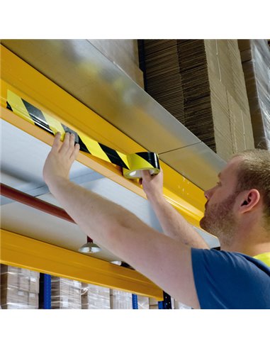 Nastro adesivo per marcatura 50mmx33m giallo/nero DURALINE BASIC 50/016 1044-130 DURABLE SEGNALETICA