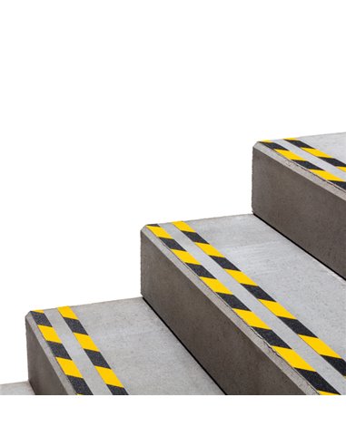 Nastro adesivo antiscivolo 25mmx15m giallo/nero DURALINE GRIP+ Durable 1095-130 DURABLE SEGNALETICA