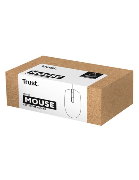 Mouse ottico con filo TM_101 Eco Trust 25295