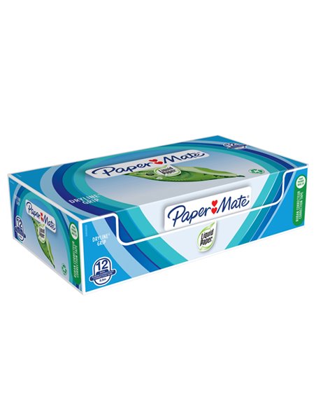 Correttore a nastro Dryline grip recycled 5mmx8,5mt Papermate S0846020 PAPERMATE CORRETTORI A NASTRO