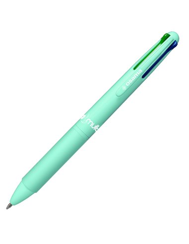 Penna sfera 4 colori 4 Multi 1.0mm Pastel dinner mint OSAMA OW 84017808