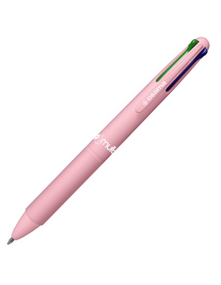 Penna sfera 4 colori 4 Multi 1.0mm Pastel baby pink OSAMA OW 84017860 OSAMA MULTIFUNZIONE