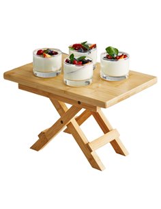 Stand in bamboo richiudibile Leone S0134 LEONE ACCESSORI PER IL BUFFET 2