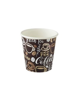 1000 Bicchieri Coffee in carta 75ml Leone H0729.R LEONE BICCHIERI E CANNUCCE MONOUSO