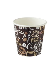 1000 Bicchieri Coffee in carta 115ml Leone H0730.R LEONE BICCHIERI E CANNUCCE MONOUSO