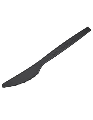 50 Coltello in CPLA 16 cm nero Leone Q2040.Z