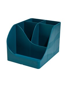 Portapenne Pen Wave NeoDeco blu anatra Exacompta 69528D EXACOMPTA PORTAPENNE - PORTACANCELLERIA