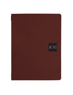 Porta menU' A4 Talk bordeaux 24,3x31,6cm Stilcasa PM2-C-17-MN