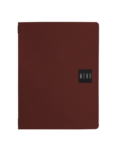 Porta menU' A4 Talk bordeaux 24,3x31,6cm Stilcasa PM2-C-17-MN