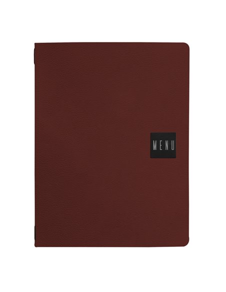 Porta menU' A4 Talk bordeaux 24,3x31,6cm Stilcasa PM2-C-17-MN