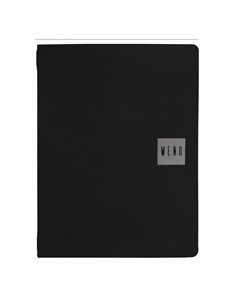 Porta menU' A4 Talk nero 24,3x31,6cm Stilcasa PM2-C-30-MG