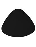 Sottopiatto sagomato Talk 43xH35cm nero Stilcasa STP-LG-30