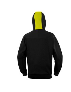 Felpa con cappuccio Borgo taglia XL nero/giallo Deltaplus BORGONOXG 2
