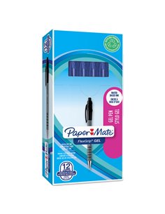 Penna sfera scatto Flexgrip Gel 0.7 blu Papermate 2108213 PAPERMATE A SCATTO 2