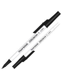 Penna sfera c/cappuccio Kilometrico Recycled 1.0mm nero Papermate 2187701 PAPERMATE CON CAPPUCCIO