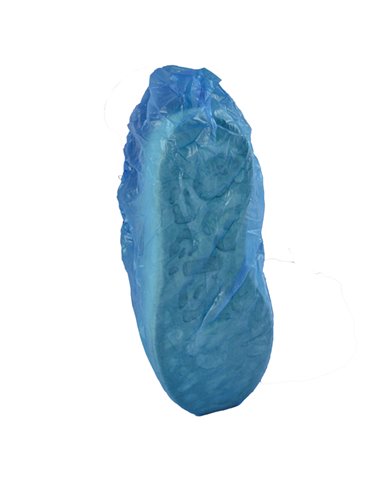 Conf 100 sovrascarpe monouso CPE goffrato taglia unica azzurro Worker GA600.16.02