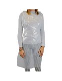 Conf 100 grembiuli Apron 30 in LDPE taglia unica azzurro Worker GA430.15.02