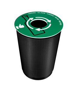 Coperchio raccolta vetro verde per cestino 133R Cep 1009330031 2