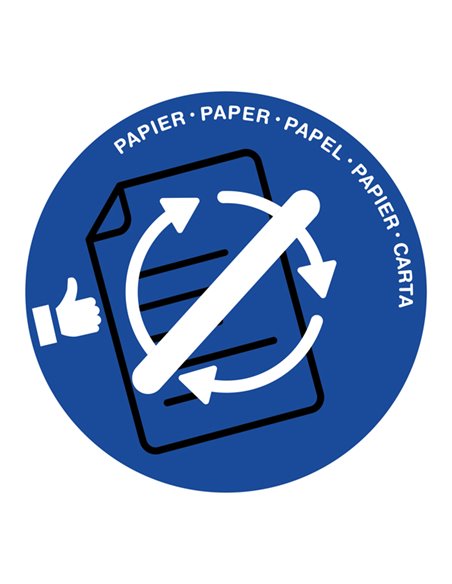 Coperchio raccolta carta blu per cestino 133R Cep 1009340141