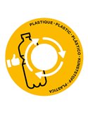 Coperchio raccolta plastica giallo per cestino 133R Cep 1009350051