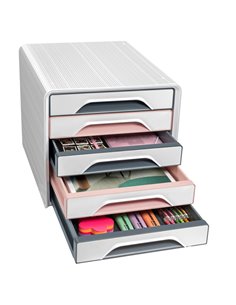 Cassettiera Smoove 5 cassetti multicolore 7-111 Mineral Cep 1071111681 CEP CASSETTIERE DA SCRIVANIA