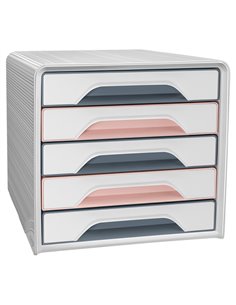 Cassettiera Smoove 5 cassetti multicolore 7-111 Mineral Cep 1071111681 CEP CASSETTIERE DA SCRIVANIA 2