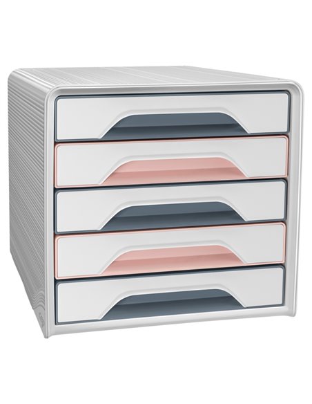 Cassettiera Smoove 5 cassetti multicolore 7-111 Mineral Cep 1071111681 CEP CASSETTIERE DA SCRIVANIA