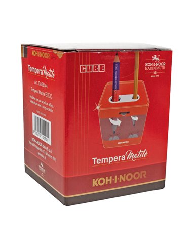 Temperamatite elettrico Cube Koh-I-Noor DAS8044 KOH.I.NOOR TEMPERAMATITE CON CONTENITORE