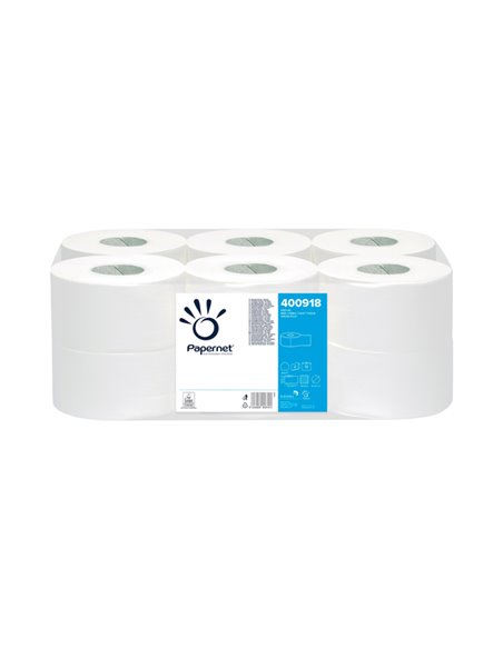 Carta igienica MINI Jumbo Ø19,5cm - 152mt Ecolabel Papernet 400918