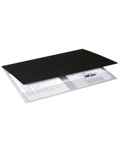 Sottomano Soft doppio nero 49x34,5 cm Arda 0107NEO1000