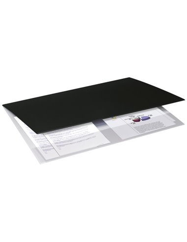 Sottomano Soft doppio nero 49x34,5 cm Arda 0107NEO1000