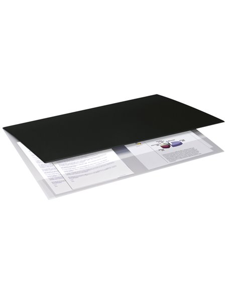 Sottomano Soft doppio nero 49x34,5 cm Arda 0107NEO1000
