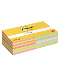 Cf 2pz cubo 450fg. Post-it® Notes 76x76mm 2028-0CPPX2 colori ass. neon/pastello 7100321423