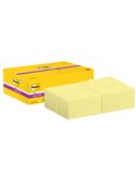 Cf20+4pz blocco 90fg.Post-it® Super Sticky 76x127mm655-SSCY-VP24 giallo Canary 7100236612