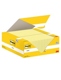 Cf. 18+6pz blocco 100fg.Post-it® Notes 38x51mm 653-CY-VP24 giallo Canary 7100317764