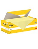 Cf. 18+6pz blocco 100fg.Post-it® Notes 76x76mm 654-CY-VP24 giallo Canary 7100319213